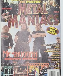 METAL MANIACS Magazine - DECEMBER 2002 - MESHUGGAH, DORO, IMPALED NAZARENE/OPETH Centerfold Poster
