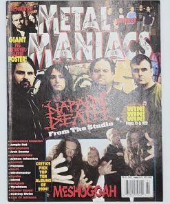 METAL MANIACS Magazine - FEBRUARY 2005 - NAPALM DEATH, MESHUGGAH, PIG DESTROYER Centerfold