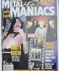 METAL MANIACS Magazine - SUPERSTAR SPECIAL FEBRUARY 1997 - MARILYN MANSON, KOЯN, MILWAUKEE/GREECE METAL FESTS
