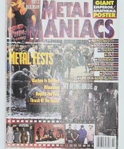METAL MANIACS Magazine - FEBRUARY 2002 - METAL FESTS, MY DYING BRIDE, EMPEROR/ANATHEMA Centerfold Poster