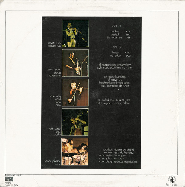 Steve Lacy Quintet-1