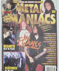 METAL MANIACS Magazine - OCTOBER 2002 - MEGADETH, IN FLAMES, LIMBONIC ART/SHADOWS FALL Centerfold Poster