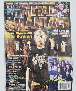 METAL MANIACS Magazine - JULY 2002 - THE CROWN, BLIND GUARDIAN, KING DIAMOND Centerfold