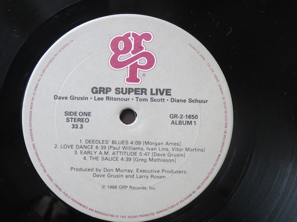 Dave Grusin / Lee Ritenour / Chick Corea / Diane Schuur / Tom Scott-3