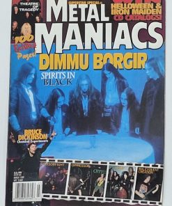METAL MANIACS Magazine - SUPERSTAR SPECIAL MARCH 1999 - DIMMU BORGIER, THEATRE OF TRAGEDY, BRUCE DICKINSON