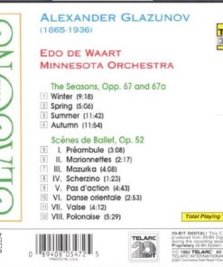 Alexander Glazunov, Edo de Waart, Minnesota Orchestra-1
