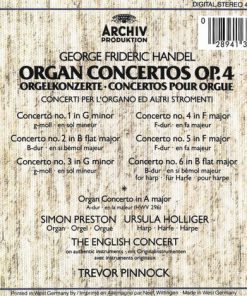 George Frideric Handel*, Simon Preston, The English Concert, Trevor Pinnock-1