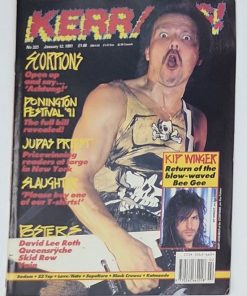 KERRANG! Magazine - JAN 12 1991 - SCORPIONS, WINGER, DONINGTON FESTIVAL '91