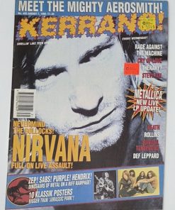 KERRANG! Magazine - AUG 7 1993 - NIRVANA, "Dinosaurs Of Rock" Poster Series feat. BLACK SABBATH, LED ZEPPELIN & MORE