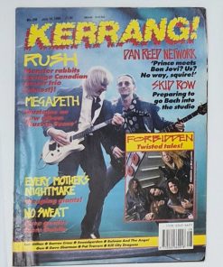 KERRANG! Magazine - JULY 14 1990 - RUSH, MEGADETH, FORBIDDEN