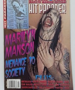 HIT PARADER Magazine - FEB 1997 - VAN HALEN, SILVERCHAIR, MARILYN MANSON Feature + Centerfold Poster
