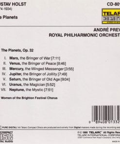 Gustav Holst, André Previn, Royal Philharmonic Orchestra, Women Of The Brighton Festival Chorus-1