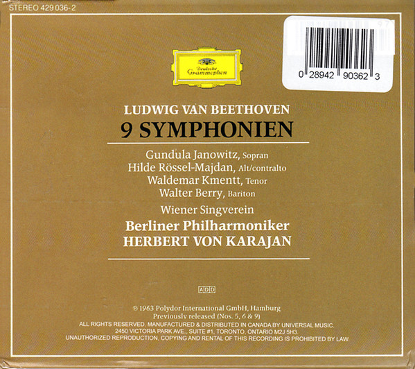 Ludwig van Beethoven, Herbert von Karajan, Berliner Philharmoniker-2