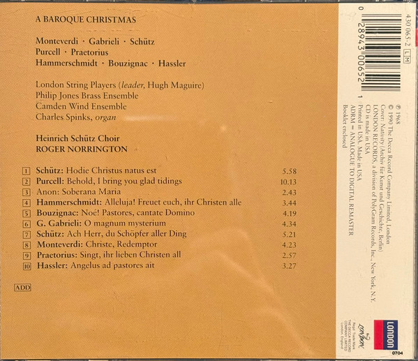 Heinrich Schütz Choir*, Roger Norrington-1