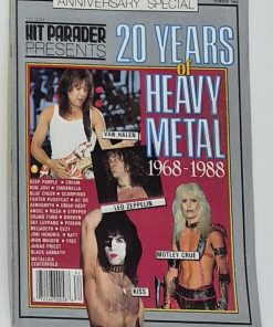 HIT PARADER Magazine - SUMMER 1988 - 20 YEARS OF HEAVY METAL Anniversary Special, METALLICA Centerfold Poster