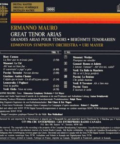 Ermanno Mauro, Edmonton Symphony Orchestra, Uri Mayer-1