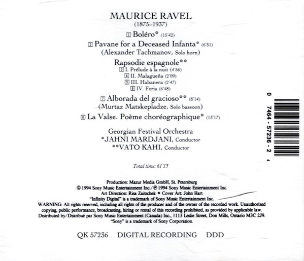 Ravel* - Georgian Festival Orchestra, Jahni Mardjani-1