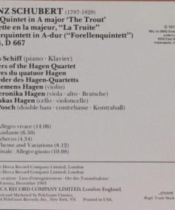 Schubert* — Andras Schiff*, Hagen Quartet*, Alois Posch-1