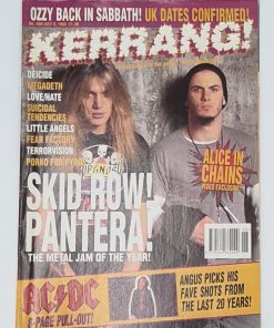 KERRANG! Magazine - JULY 3 1993 - SKID ROW, PANTERA, ALICE IN CHAINS