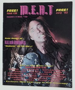 M.E.A.T. Magazine - JULY 1992 - KILLER DWARFS, MEGADETH, SKID ROW