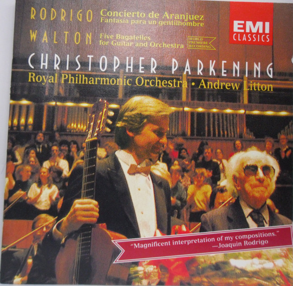 Rodrigo*, Walton*, Christopher Parkening, Royal Philharmonic Orchestra · Andrew Litton-0
