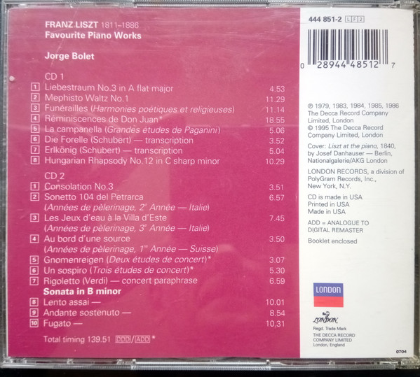 Franz Liszt - Jorge Bolet-1