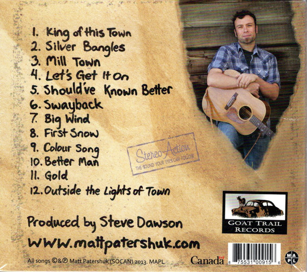 Matt Patershuk & The Dirty Plaid Orchestra*-1