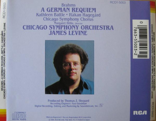 Brahms* - Kathleen Battle, Håkan Hagegård, Chicago Symphony Chorus, Margaret Hillis, Chicago Symphony Orchestra, James Levine (2)-1