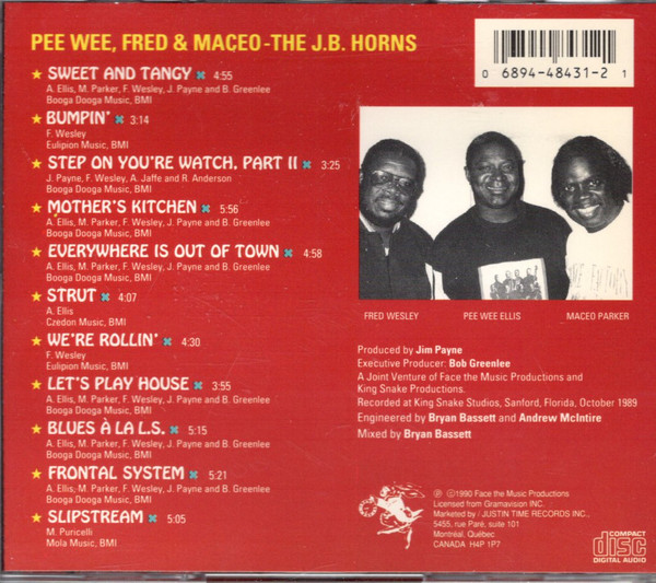 Pee Wee Ellis, Fred Wesley & Maceo Parker - JB Horns-1