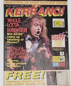 KERRANG! Magazine - AUG 17 1991 - AC/DC, DONINGTON, METALLICA
