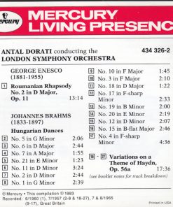 Enesco*, Brahms*, Dorati*, London Symphony Orchestra-3