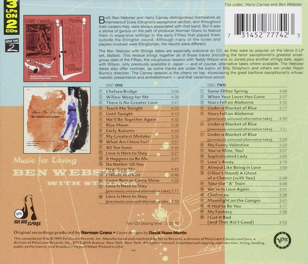 Ben Webster With Strings, Harry Carney-1