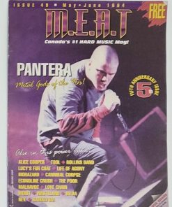 M.E.A.T. Magazine - MAY/JUNE 1994 5th Anniversary ISSUE - PANTERA, ALICE COOPER, ECONOLINE CRUSH