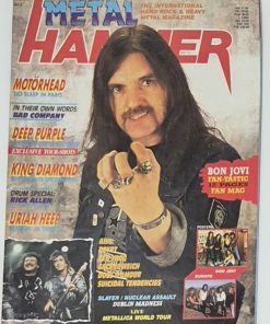 METAL HAMMER - OCT 10 1988 - MOTÖRHEAD, DEEP PURPLE, BON JOVI 12 Page Special "Fan Mag"
