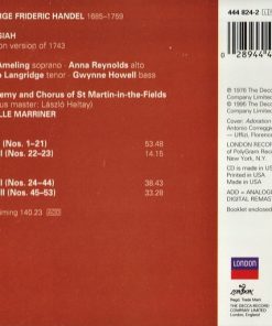 Handel* – Ameling* • Reynolds* • Langridge* • Howell* / Academy* & Chorus Of St Martin-In-The-Fields*, Neville Marriner*-1