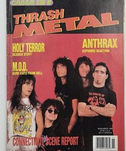 CREEM Magazine - NOV 1988 THRASH METAL Special Issue - ANTHRAX, BAD BRAINS, PARIAH/SUICIDAL TENDENCIES Centerfold Poster