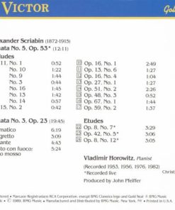 Horowitz*, Scriabin*-1