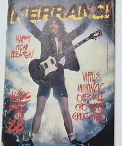 KERRANG! Magazine - JAN 9 1988 - NEW YEAR'S SPECIAL, AC/DC, VIRUS