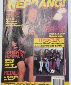 KERRANG! Magazine - APRIL 1991 - AC/DC, TRIXTER, METALLICA