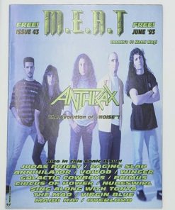 M.E.A.T. Magazine - JUNE 1993 - ANTHRAX, JUDAS PRIEST, ANNIHILATOR