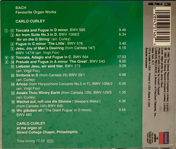 J. S. Bach*, Carlo Curley-1