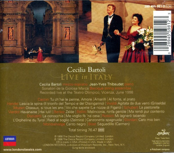 Cecilia Bartoli, Jean-Yves Thibaudet, Sonatori De La Gioiosa Marca-4