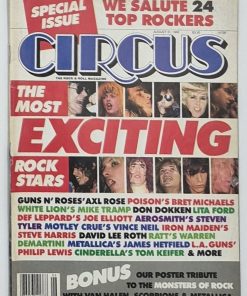 CIRCUS Magazine - AUG 31 1988 SPECIAL ISSUE - "The Most Exciting Rock Stars"