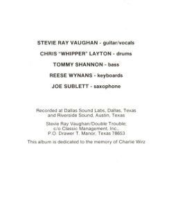 Stevie Ray Vaughan And Double Trouble*-3