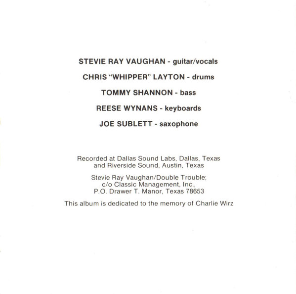 Stevie Ray Vaughan And Double Trouble*-3