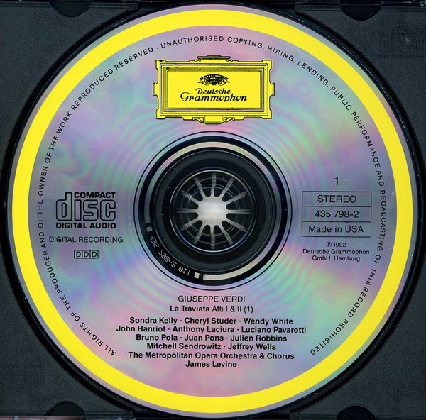 Giuseppe Verdi, Cheryl Studer, Luciano Pavarotti, Juan Pons, Metropolitan Opera Orchestra* & Chorus*, James Levine (2)-2