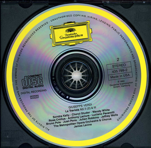 Giuseppe Verdi, Cheryl Studer, Luciano Pavarotti, Juan Pons, Metropolitan Opera Orchestra* & Chorus*, James Levine (2)-3